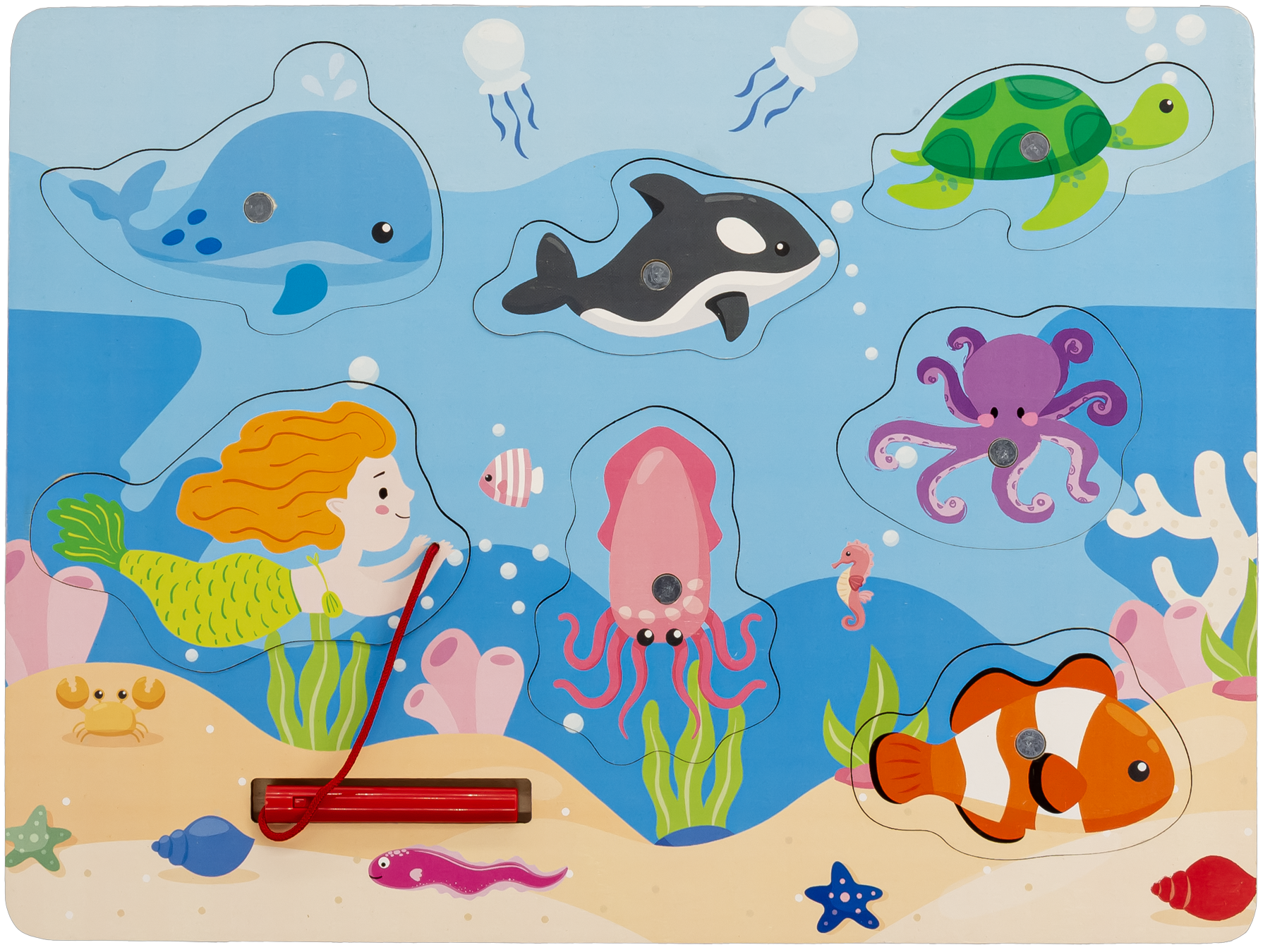 Puzzel visspel ;Playwood