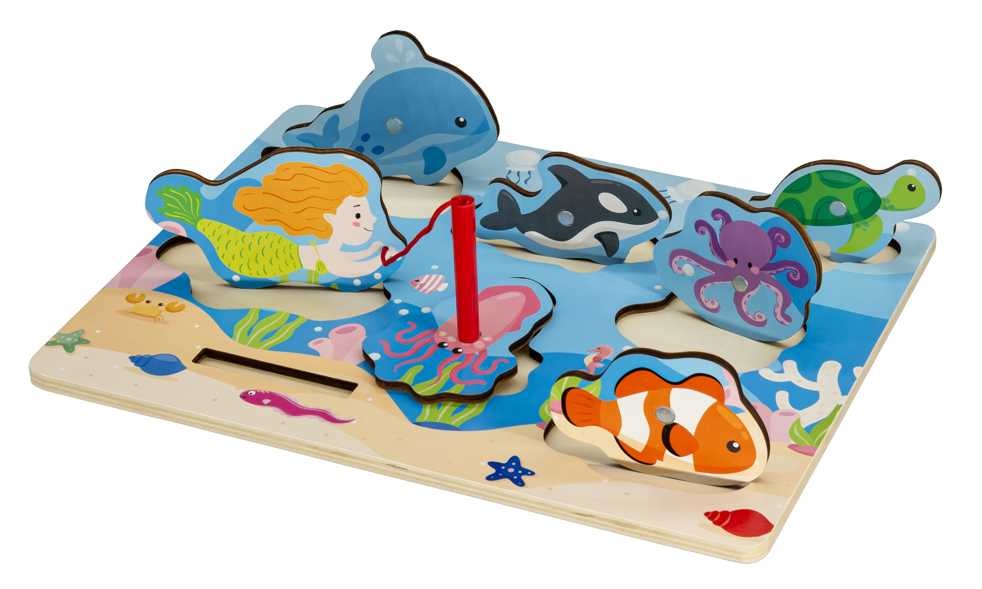 Puzzel visspel ;Playwood