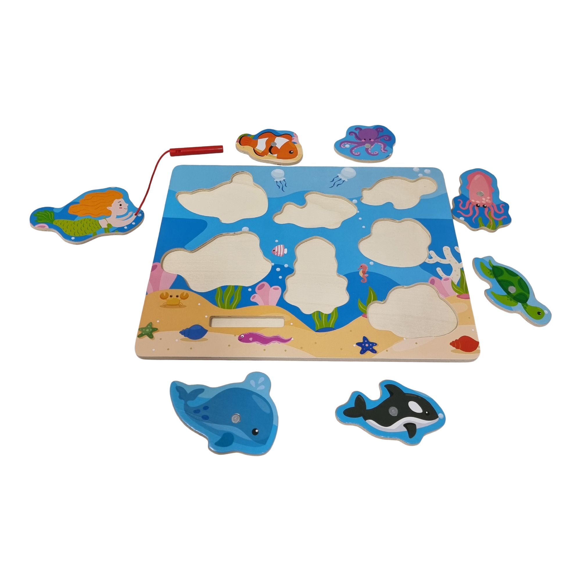 Puzzel visspel ;Playwood