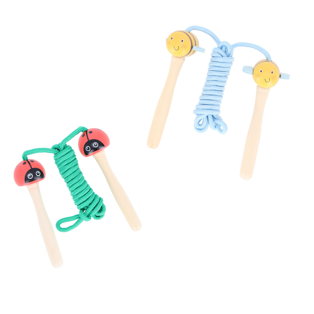 Springtouw bij en lieveheerbeest 2 assorti