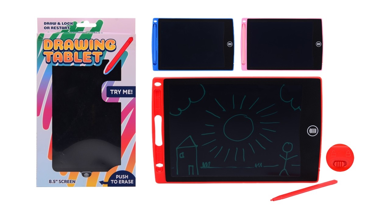 Teken tablet, 3 assorti