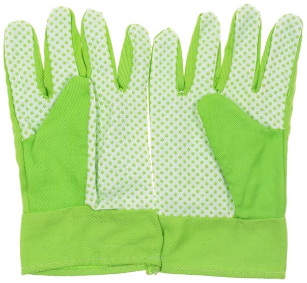 Tuinhandschoen voor kinderen groen; maat 6,5'