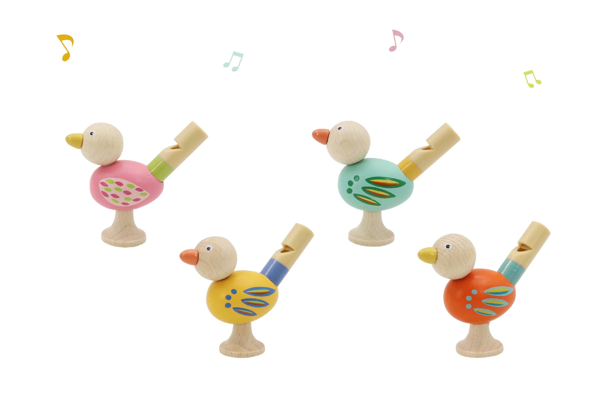 Vogelfluit  4 assorti