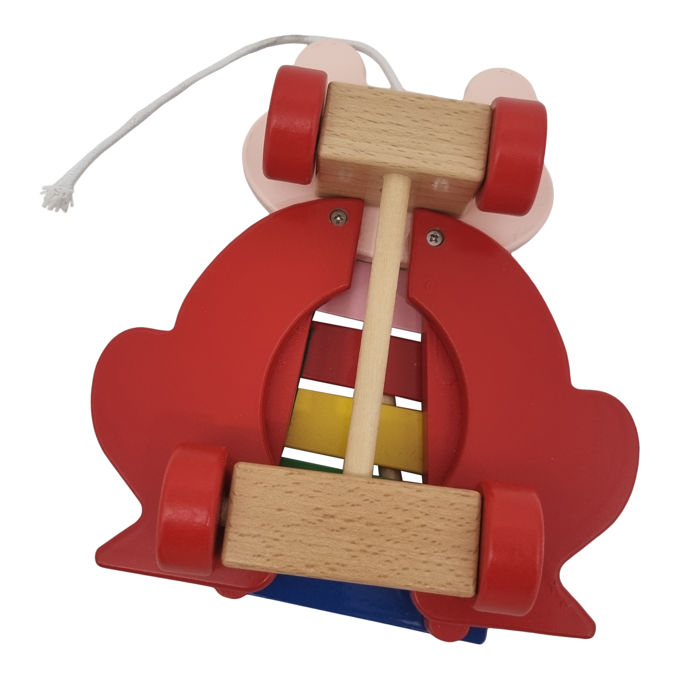Xylofoon Lieverheerbeest op wielen 5 toons
