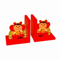Boekensteun lieveheersbeest rood